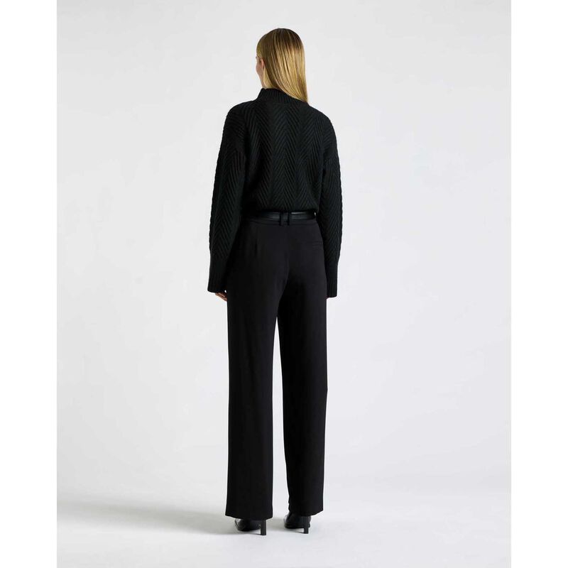 Cue Chunky Herringbone Stitch Sweater image number 1